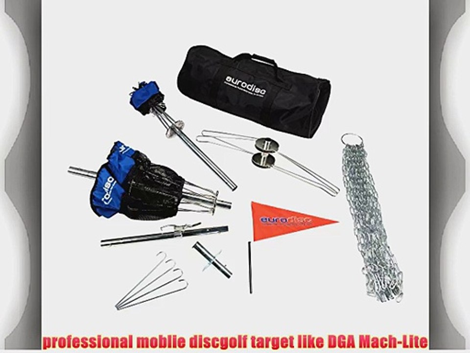 Disc-Golf-Target Chainwalker RED   1x FREE Eurodisc Putter