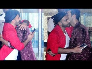 Ranbir Kapoor & Ranveer Singh HUG like Deepika Padukone is NOT WATCHING