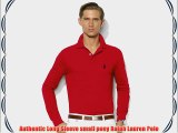 Ralph Lauren Long Sleeve Polo Small Pony (Red Small)