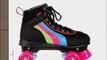 SFR Rio Roller Disco Black/Pink Roller Skates - UK 9