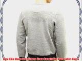 New Nike Mens Grey Fleece Crew Sweatshirt Sweatshirt Size S