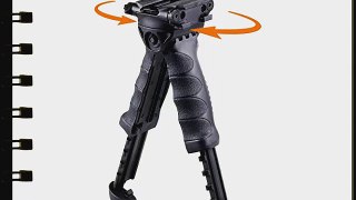 VERY100 Tactical Generation 2 Vertical Rifle Rotating Hand Fore Grip Bipod TPOD Bi-Pod