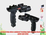 VERY100 Tactical Optics Fore Head Handle Grip Flashlight Laser Sight Combo (Red)