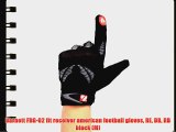barnett FRG-02 fit receiver american football gloves RE DB RB black (M)