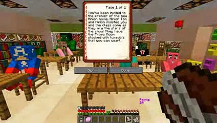 Minecraft School - GOING TO SEE THE MINIONS MOVIE!