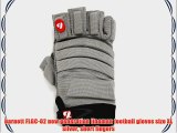 barnett FLGC-02 new generation linemen football gloves size XL silver short fingers