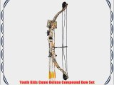 Youth Kids Camo Deluxe Compound Bow Set