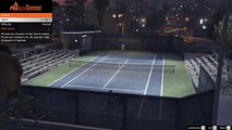 Grand Theft Auto V - GTA V Gameplay - Tennis Gameplay - Michael vs Emily