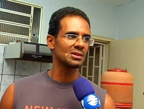 jornal local: falta agua no guará