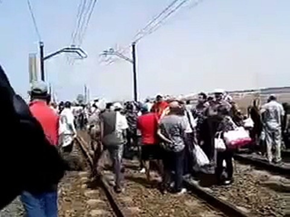 Maroc _ déraillement du train reliant Casa - Fès