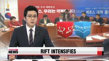 Rift intensifies in both rival parties