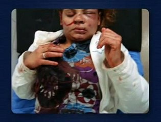 Jornal local: Mulher espancada