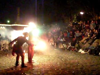 Feu d’artifice avec Burno et Double Staff pour les 3ans de Poï AD+