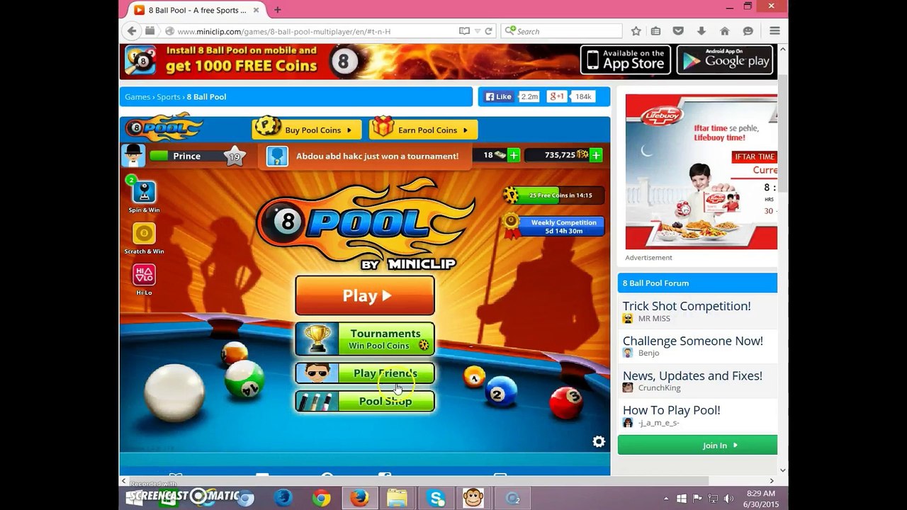 8 BALL POOL AUTOWIN BY WAJAHAT  New VERsion 3.2.0 ( iqbal www.facebook.com/wajahat.iqbal.90