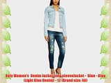 Only Women's  Denim Jacket Long sleeveJacket -  Blue - Bleu (Light Blue Denim) - 12 (Brand