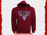 Mens Oxford University Print Hooded Sweatshirt Jumper/Hoodie Top (L - 42inch - 44inch) (Maroon)