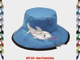 Boys Kids Wallaroo Shark UV Hat - UPF 50  Sun Protection 2-5 Years (52 cm)