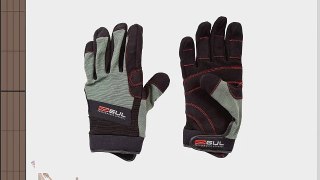 Gul Summer Full Finger Glove - Black/Charcoal Small