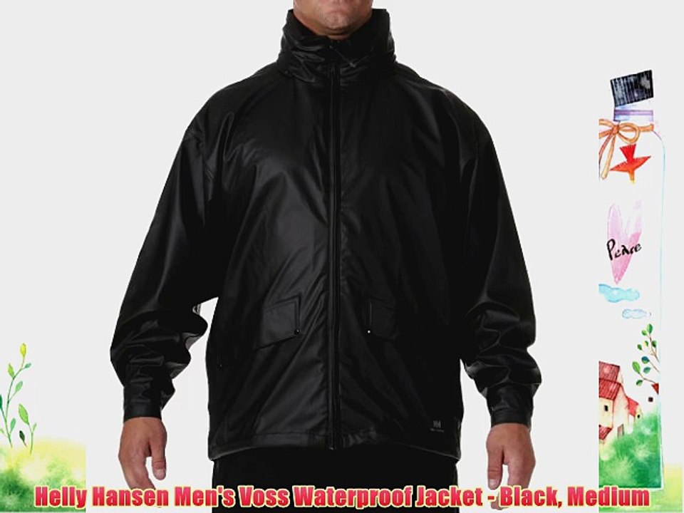 Helly Hansen Men's Voss Waterproof Jacket - Black Medium