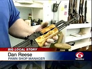 Man Shows His 2 Year Old Son How To Hold and Use an AK47