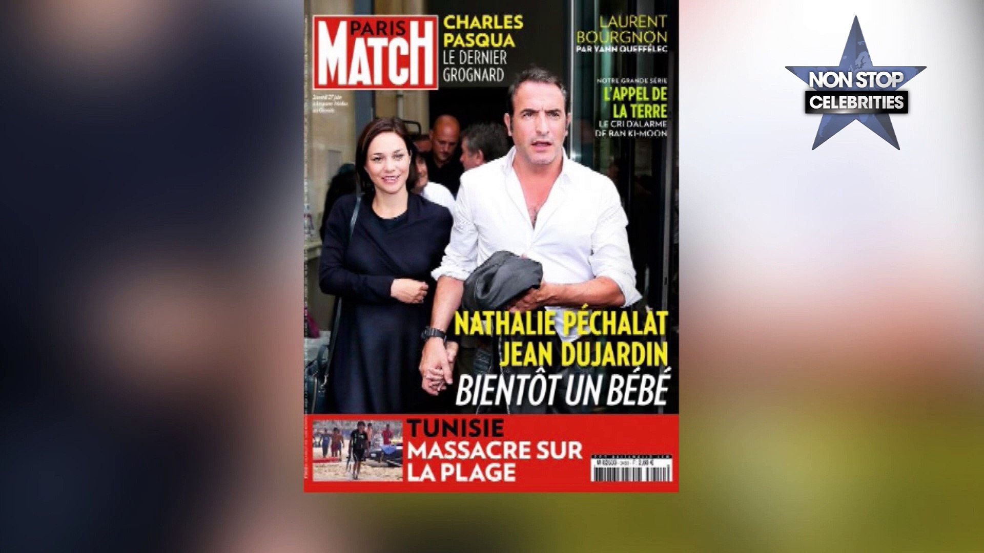 Jean Dujardin Et Nathalie Pechalat Bebe En Vue Video Dailymotion