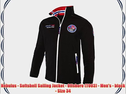 Nebulus - Softshell Sailing Jacket - Offshore (T003) - Men's - black - Size 34