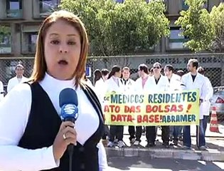 Jornal local: Greve residente