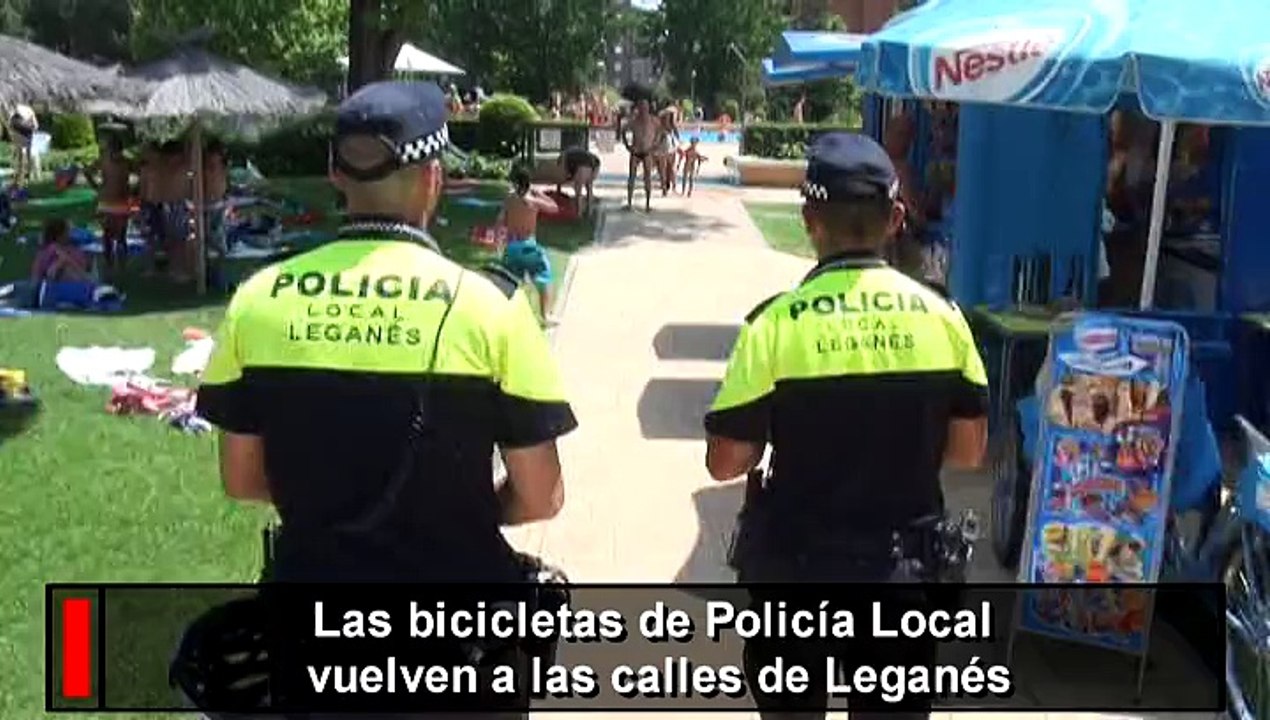Las bicicletas de Policía Local vuelven a las calles de Leganés