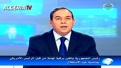 Algérie - Barack Obama félicite Bouteflika à l'occasion de la Fête de l'Indépendance