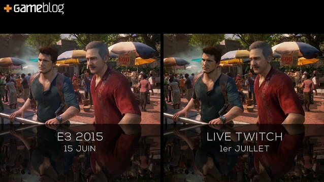 Uncharted 4 : comparatif démo E3 2015 vs démo Twitch