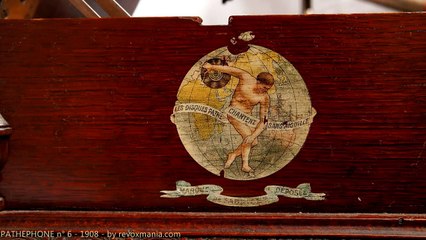 Gramophone PATHEPHONE n° 6 - 1908-1909