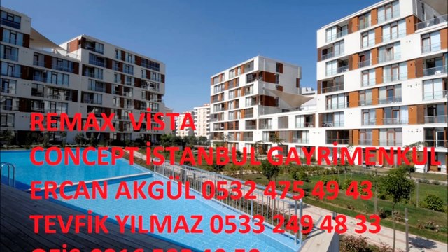 İSTANBUL PENDİK KURTKÖY DUMANKAYA KONSEPT İSTANBULDA HAVUZ MANZARALI 1+1 EŞYALI KİRALIK DAİRE