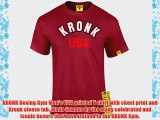 Kronk Boxing Mens USA T Shirt Red small Klitschko Lennox Lewis Hearns