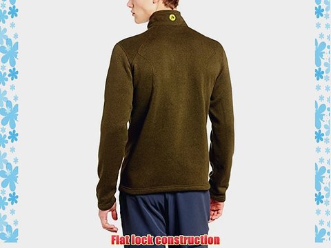 Marmot Men's Drop Line 1/2 Zip Long Sleeve Shirt - Dark Moss X-Large