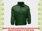 Regatta Kids Fresher Jacket Childrens School Fleece Lined Concealed Hood New (11-12 Bottle