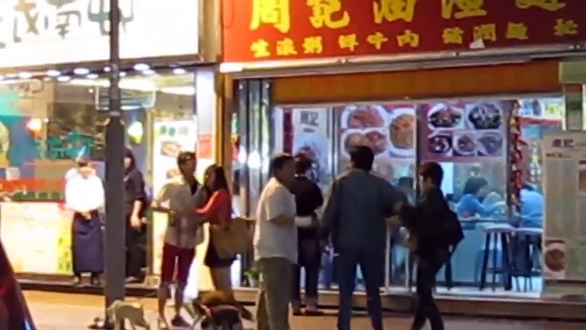 중국의 흔한 길거리 싸움