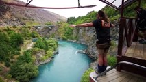 Extreme Bungy Jumping with Cliff Jump
