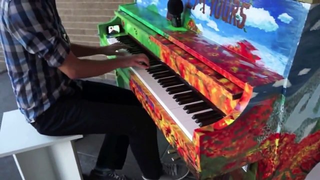 Daft Punk's Get Lucky - Samuel Bagala - Boston Street Pianos - Piano Improvisations