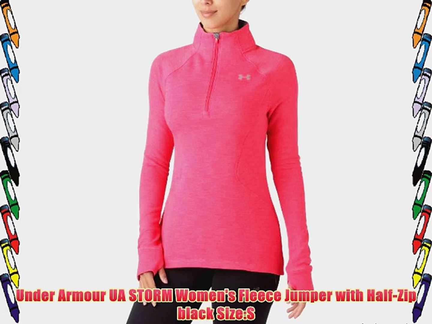 under armour pink jumper