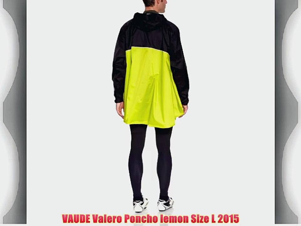 VAUDE Valero Poncho lemon Size L 2015