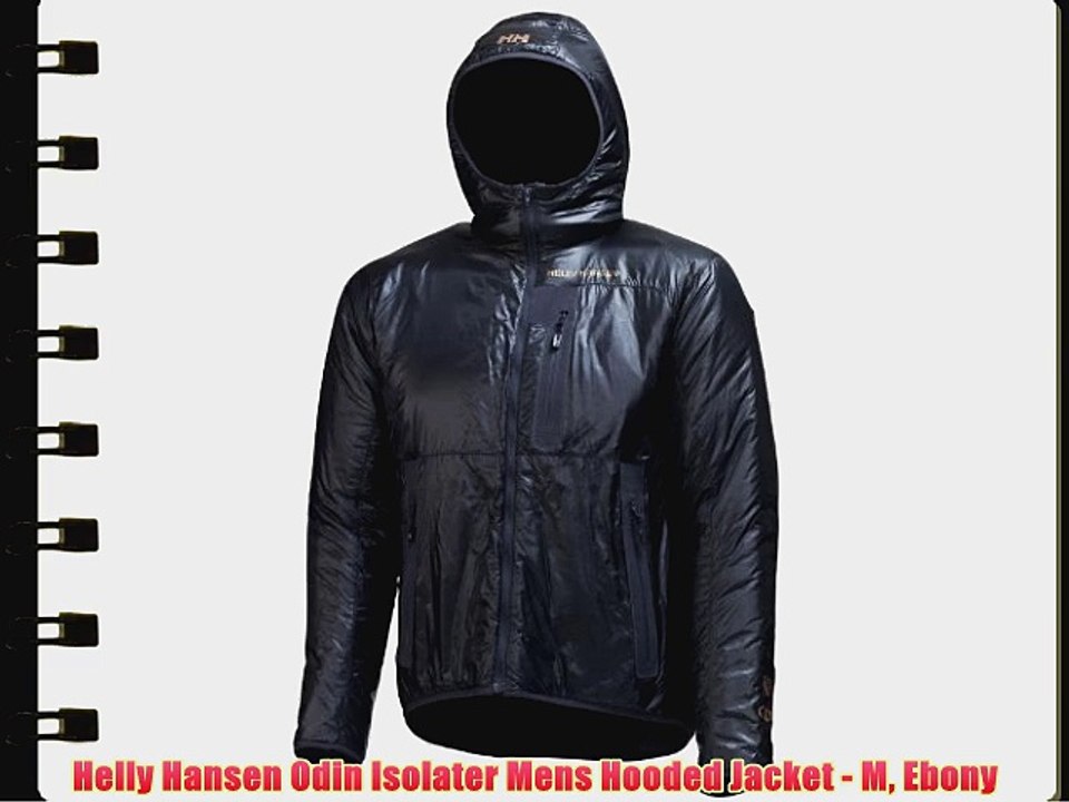 Helly Hansen Odin Isolater Mens Hooded Jacket - M Ebony