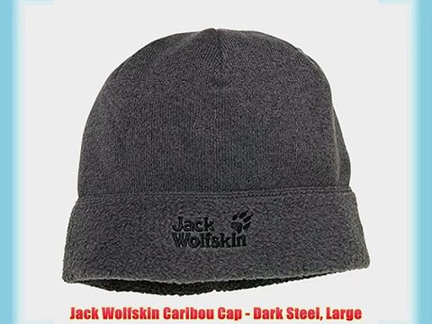 Jack Wolfskin Caribou Cap - Dark Steel Large