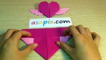 Origami Heart instructions - How to make an origami heart