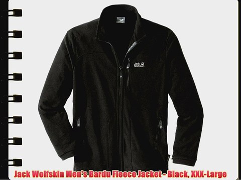 Jack Wolfskin Men's Bardu Fleece Jacket - Black XXX-Large