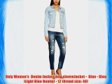 Only Women's  Denim Jacket Long sleeveJacket -  Blue - Bleu (Light Blue Denim) - 12 (Brand