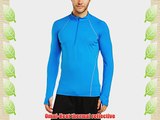 Columbia Men's Base Layer Midweight Long Sleeve 1/2 Zip Top - Hyper Blue Medium