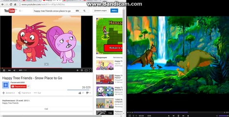 Happy Tree Friends and Land Before Time