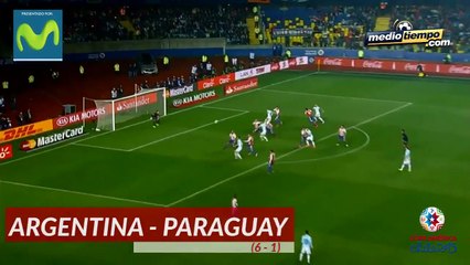 Los goles de: Argentina - Paraguay (6 - 1)