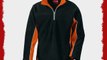 Result Mens Tech3TM Sport Anti Pilling Windproof Breathable Fleece (L) (Black/Orange)