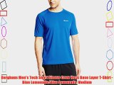 Berghaus Men's Tech Short Sleeve Crew Neck Base Layer T-Shirt - Blue Lemonade/Blue Lemonade